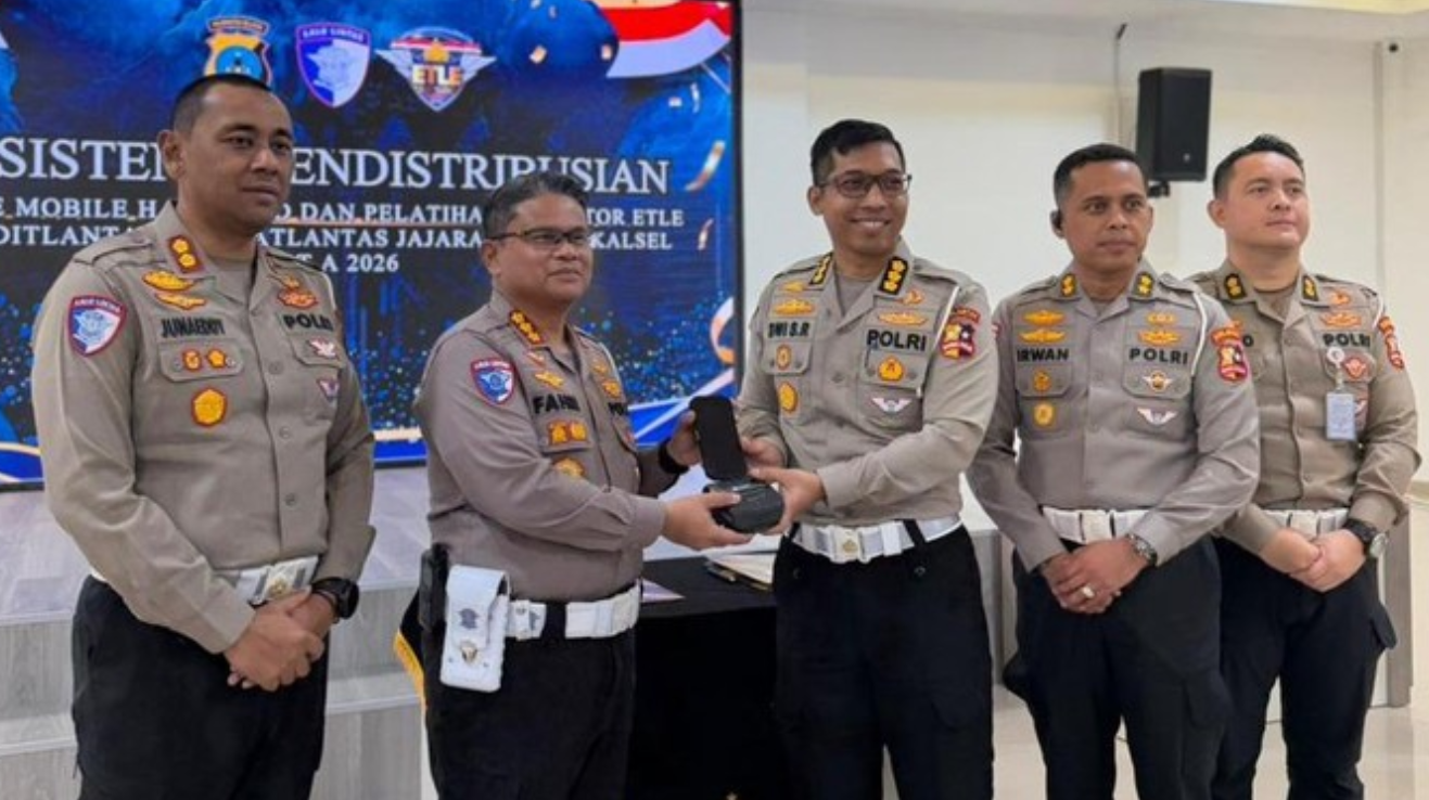 ETLE Mobile Handheld Resmi Diterapkan di Kalimantan Selatan