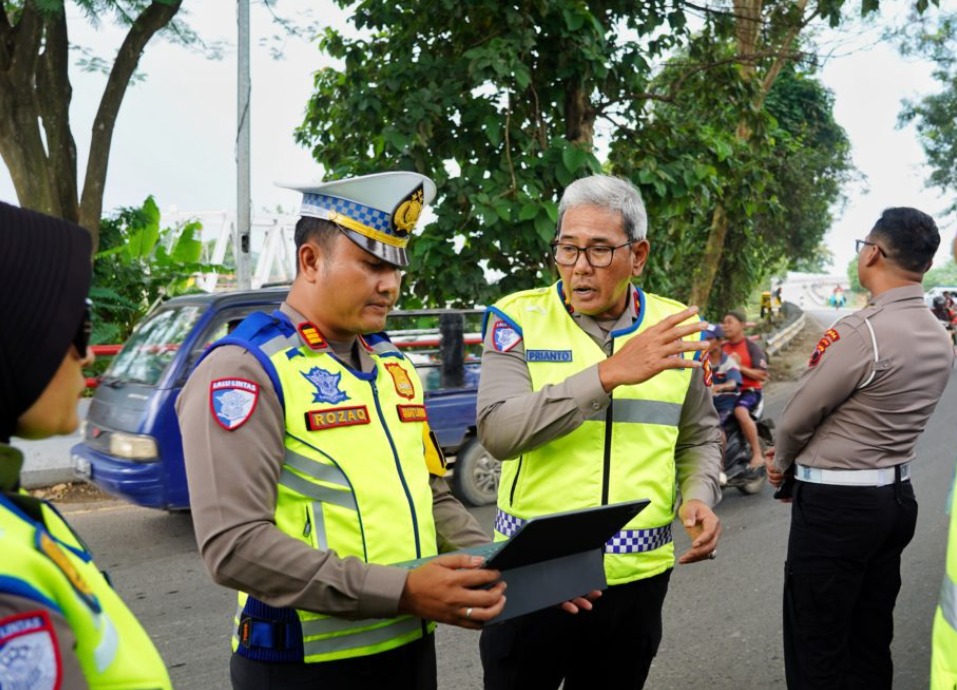 Antisipasi banjir di jalur mudik, Korlantas siapkan pompa air.