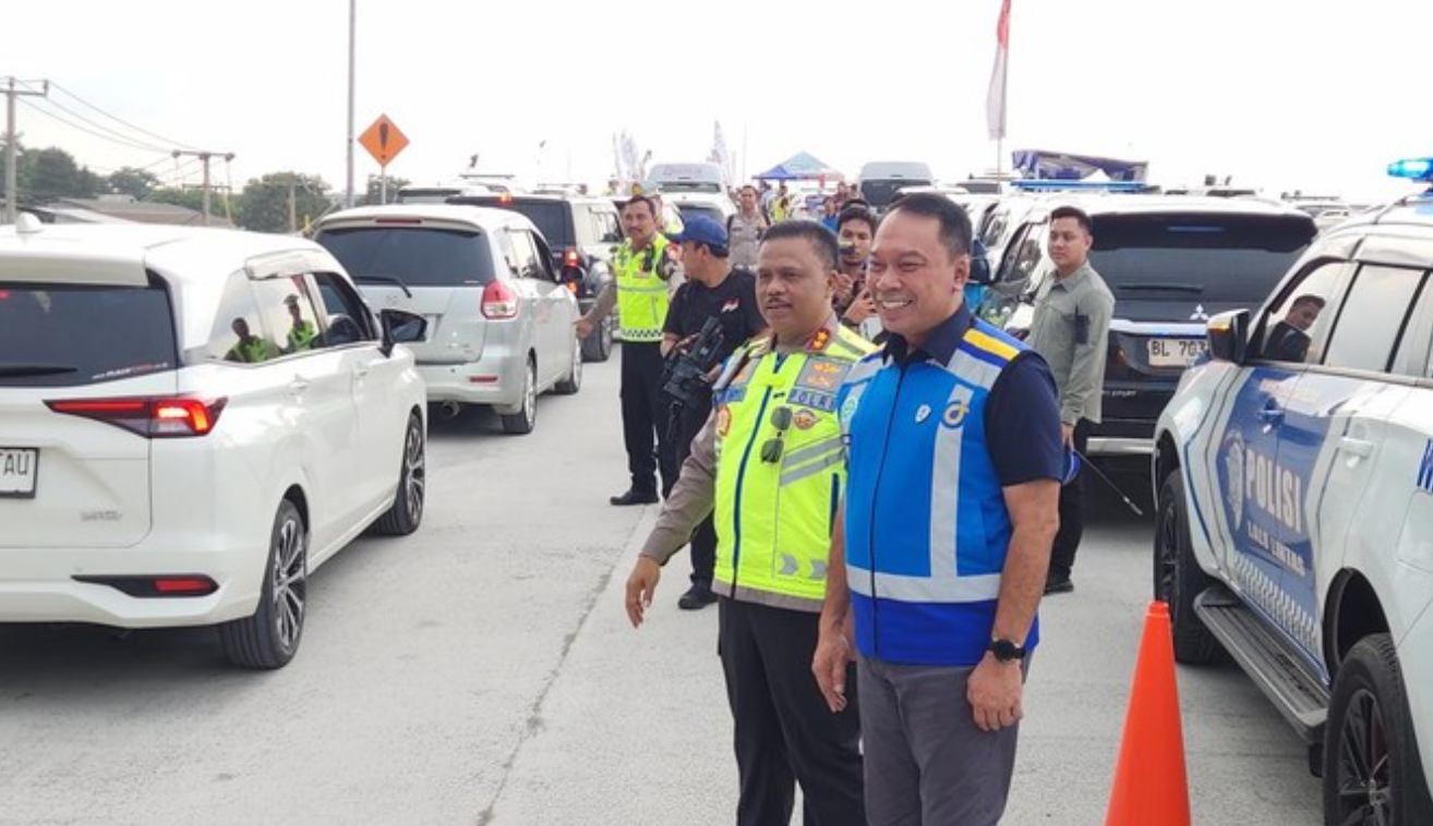 arus balik tol fungsional Jakarta-Cikampek II Selatan Lebaran 2026
